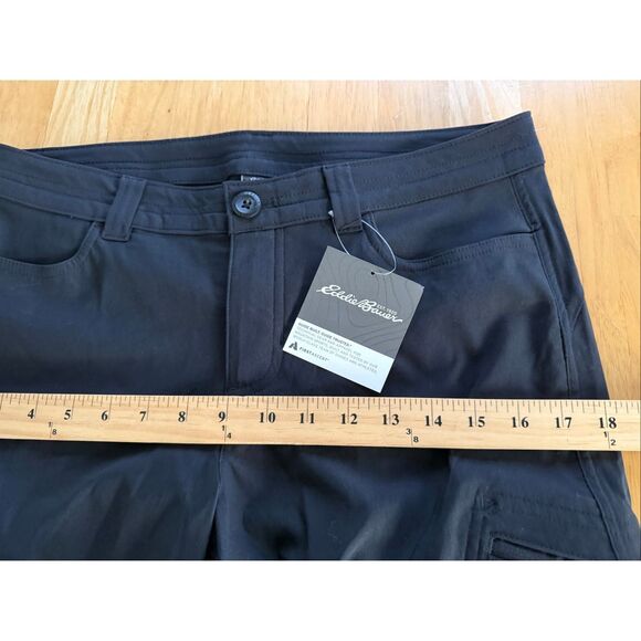 NWT Eddie Bauer First Ascent Women’s Guide Pro Capri Pants Black Size 8 - Picture 9 of 13